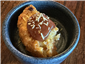potato crisp canape with tamarind